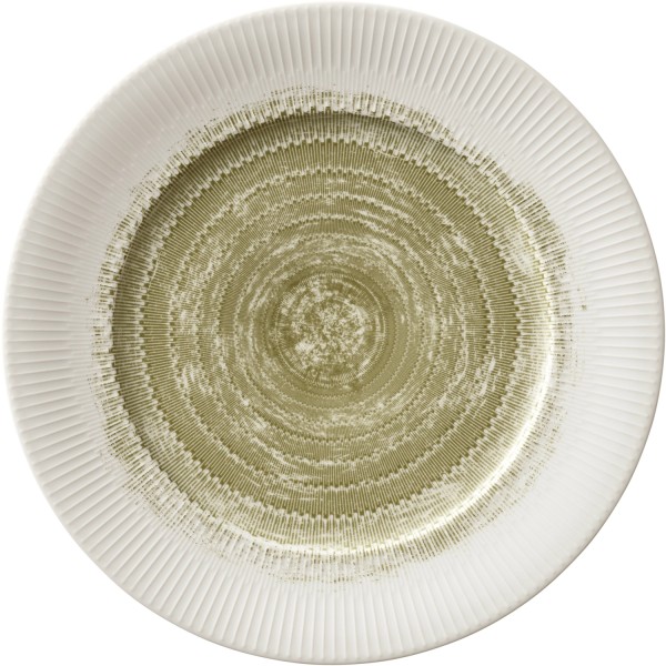Delight Vibes SPIRIT MOSS Teller flach rd. Fahne Relief 28cm