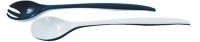 Duo Salatbesteck schwarz/weiss 32 cm