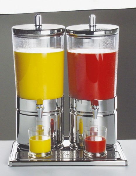 Saftdispenser Top Fresh Duo 2x6lt., 42x35cm H: 52cm