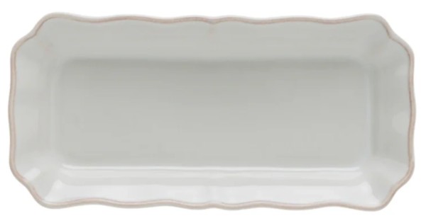 Alentejo Servierplatte rechteckig 21x10.3x3cm weiss