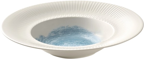 Delight Vibes SPIRIT RAIN Teller tief rund Fahne Relief 24cm