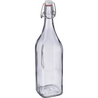 Bügelverschlussflasche 1l, m. Anhänger