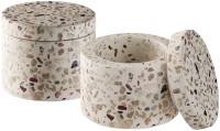 2er Set Terrazzo Dose D6cm H5cm 40ml