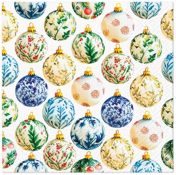 Servietten Lunch 20x Baubles Meadow 33x33cm