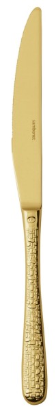 Venezia PVD Gold Dessertmesser Vollheft