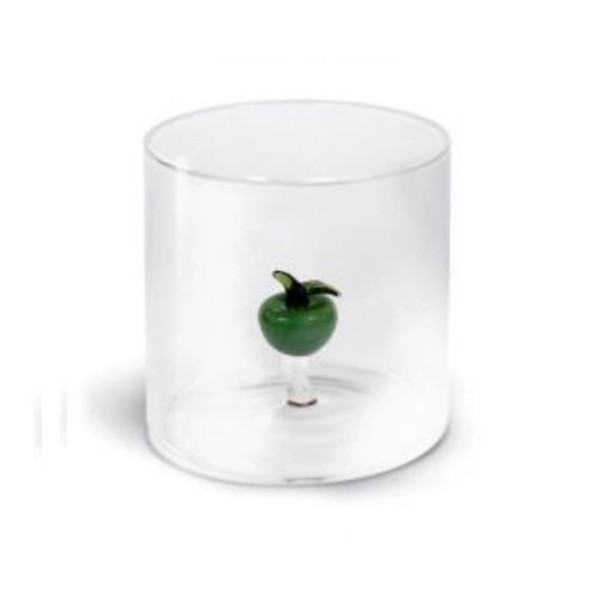 Glas aus Borosilikat 250ml Apfel