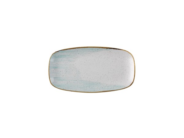 Stonecast Accents Duck Egg Chefs Oblong Plate No.4 35.5x18.9