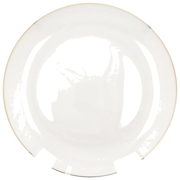 Silk Brotteller D15cm mit Goldrand