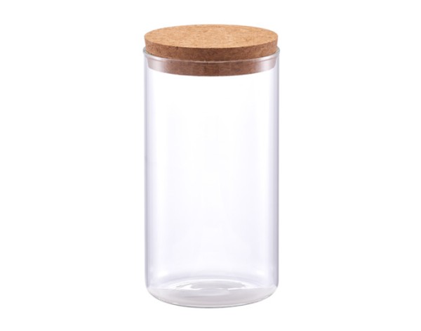 Vorratsdose Glas Kork 1100ml