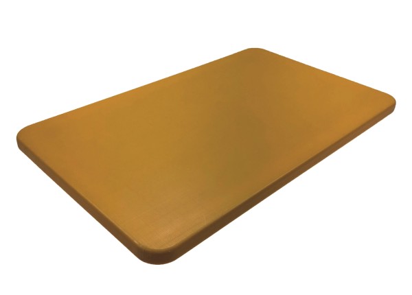 Schneidebrett GN 2/1 H3cm gelb ohne Saftrille