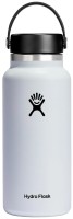 Trinkflasche Wide Flex Deckel 945ml weiss