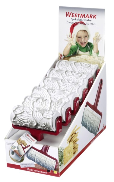 Display 6 Stk. Spekulatiuswalze, 16x14x5.5cm
