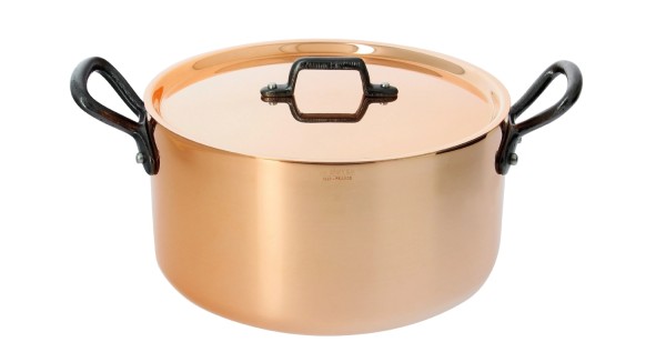 INOCUIVRE Bratentopf Kupfer/Edelst. D:24cm Deckel