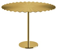 Kyma Etagere D24cm, H18.5cm PVD Gold