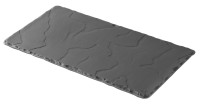 Teller rechteckig, 30x16cm, schiefer-optik