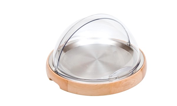 CLASSIC Runde Buffetplatte gekühlt, Edelstahl