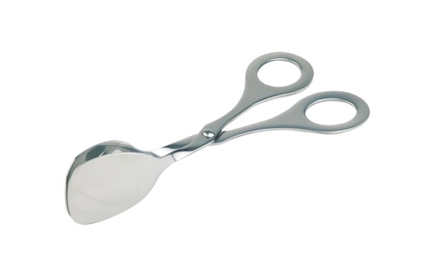 Gebäck- / Tortenzange, ca. 3.5x5cm,L17.5cm