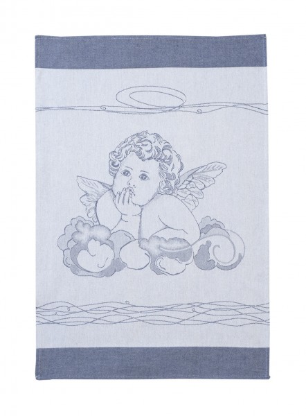 ENGEL AUF WOLKEN KÜCHENTUCH KULTSCHTOFF marine