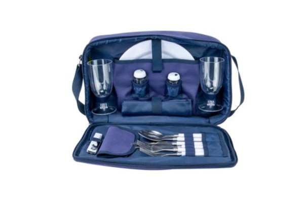 Picknick-Tasche blau 2 Personen 42.3x28x9cm Nylon