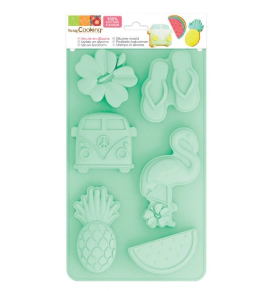 6er Silikonbackform Sommer