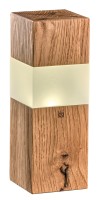 Tischlampe Highlight oak 6x6x17cm