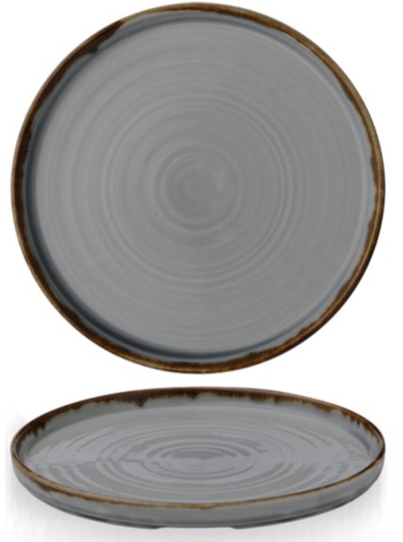 Harvest Grey Walled Teller 21cm