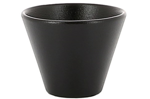 Equinoxe Schüssel konisch, Ø6.3cm, H:5cm, 5cl, schwarz