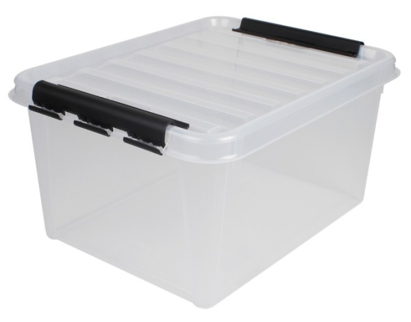 Tragbox m.Deckel transp.31l
