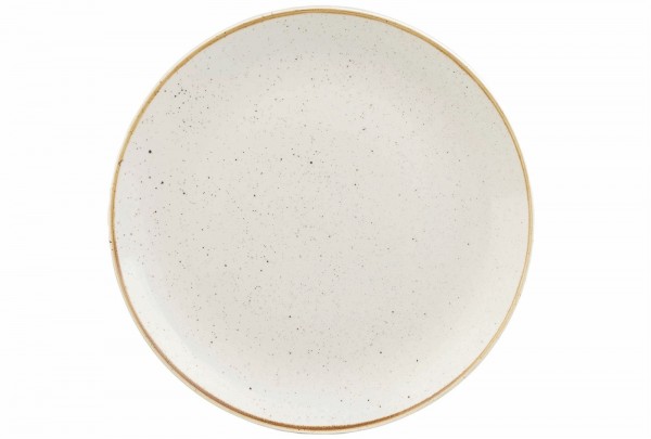 Stonecast Barley White Coupe Teller flach 32.4cm