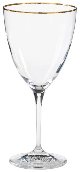 Sensa Rotweinglas 40cl klar mit Goldrand