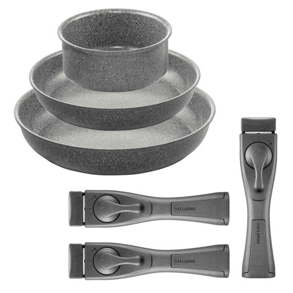 6tlg. Torre Pfannen Set 16 + 24 + 28cm