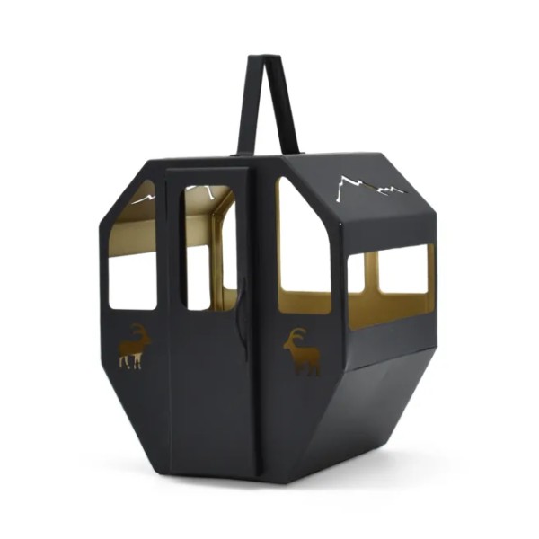 Laterne Gondel noire mini