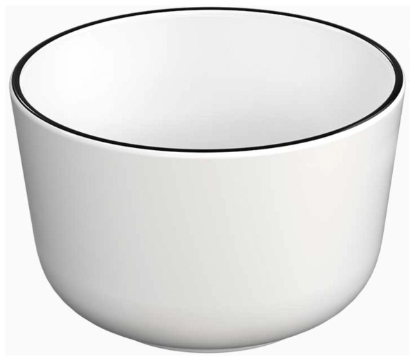 Nordika Schale D10cm H6cm schwarz