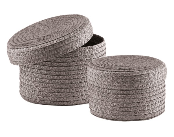 Korb-Set mit Deckel 2Stück