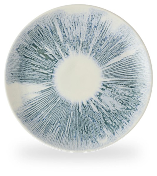 Lyra Blue Coupe Teller D28.6cm