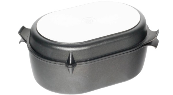 Set Bräter 41x28x12cm mit Deckel, Tropf-Deckel