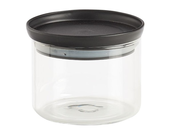 Vorratsglas m.D. schwarz 0.35l