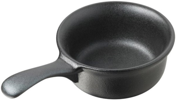 Butterpfanne Ø10.5cm, H 4.5cm, 20cl, gusseisen-optik