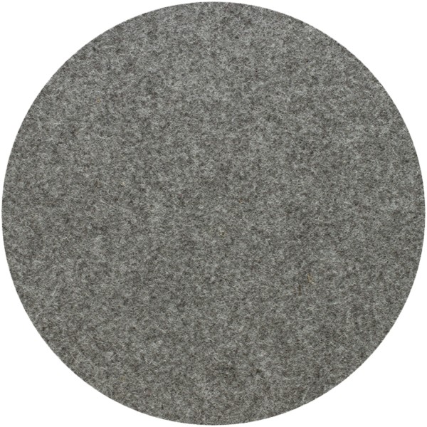 Wollfilz Untersetzer Flanell Melange rund D20cm