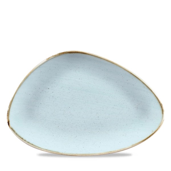 Stonecast Duck Egg Blue Triangel Platte 30.4x20.5cm