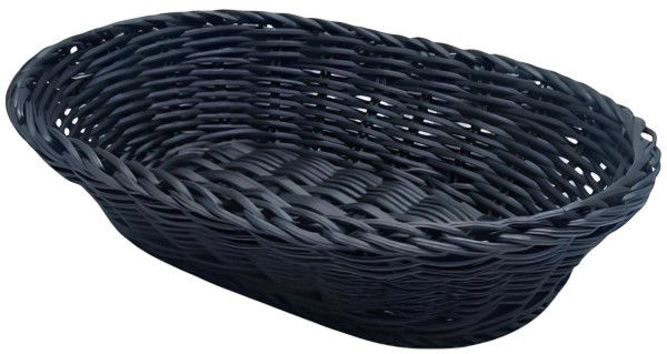 Brotkorb oval 30x21x7cm dunkelbraun