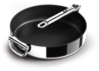 Space Steel Bratpfanne D28cm Edelstahl Klappgriff antihaft