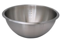 Schlagschüssel rund D:24cm Boden silikonbeschichtet