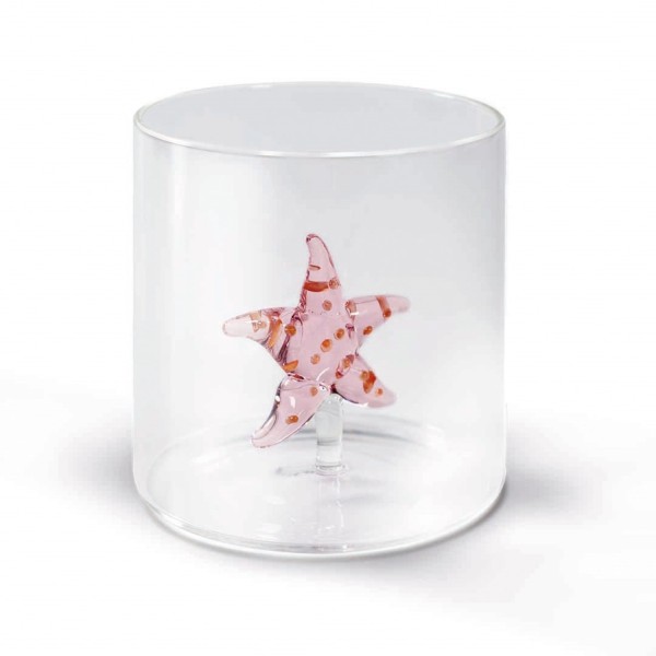 Glas aus Borosilikat 250ml Seestern