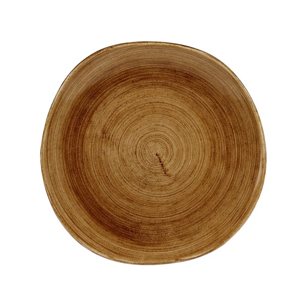 Stonecast Patina Vintage Copper Organic Teller flach 26.4cm