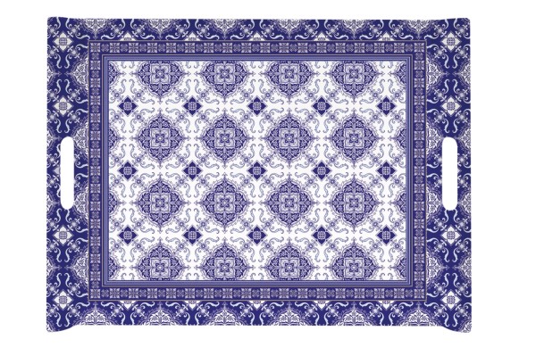 Art Around the World Azulejo Tablett m. Griffen 52x37cm
