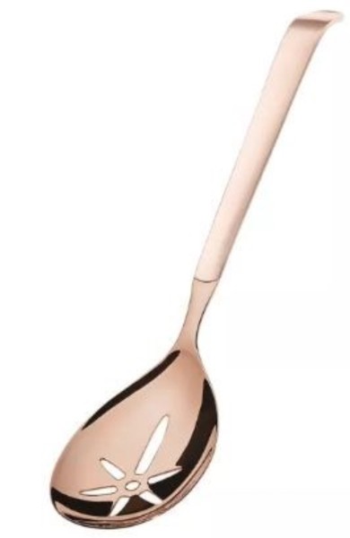 Buffet PVD Kupfer Chafing Dish Löffel geschlitzt