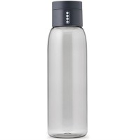 Dot Trinkflasche, transp./grau, 600 ml