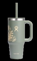 Reisebecher mit Trinkhalm 710ml botanical bliss agave