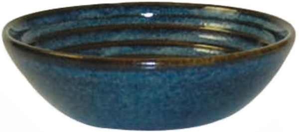 Bit on the Side Sapphire Blue Schale geriffelt 14cl